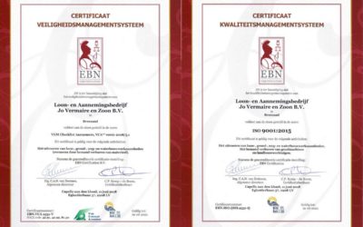 ISO9001 & VCA gecertificeerd